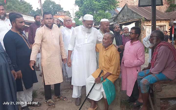 বাঘারপাড়ার রায়পুরে গণসংযোগ ও ওলামা  সমাবেশে জেলা আমীর অধ্যাপক গোলাম রসুল